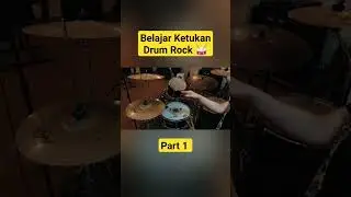 Belajar Ketukan Drum Rock 🥁 Part 1 