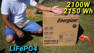 Energizer 2100W LiFePO4 Portable Solar Power Station Super Review!