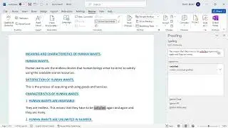 HOW TO CHECK SPELLING AND GRAMMAR AT ONCE IN MICROSOFT WORD.