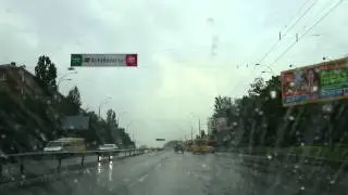 аквапель(антидождь) в действии