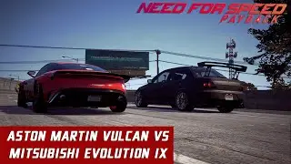 ASTON MARTIN VULCAN VS  EVOLUTION IX.