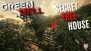 SECRET TREE HOUSE BUILD GREEN HELL