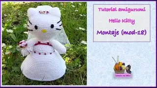 Tutorial amigurumi Hello Kitty - Montaje (mod-18)