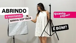 COMPREI O KIT DE Softbox 50x70 soqueteE27 com tripé