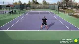4 different Serves, left jump, right jump, left then right 4 points won.  ATP Pro Brian Battistone