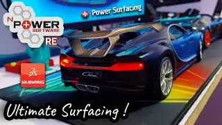 Bugatti - Power Surfacing | Reverse Engineering! | SOLIDWORKS