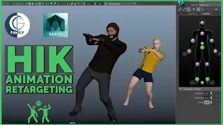 HIK Animation Transfer MAYA 2020 [3] - CGFamily