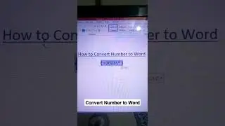 Convert Number to Word