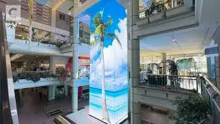 LED Elevator at Korea Town Plaza, LA