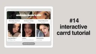 interactive carrd tutorial #14