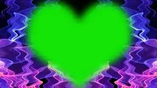 HEART FRAME GREEN SCREEN EFFECT