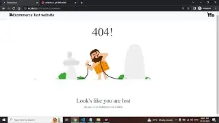 404! page not found page implementation