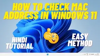 How To Check MAC Address In Windows 11 - Find Your Mac Address on Windows 11
