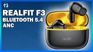 FONE BLUETOOTH REALFIT F 3- com ANC modo GAME bluetooth 5.4 UNBOXING!