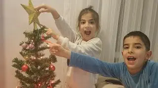 Aman Allahım Yılbaşı ağacımız devrildi / haydi birlikte ağacımızı süsleyelim
