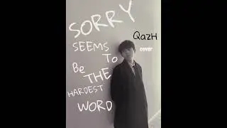 Sorry seems to be the hardest word(cover)by QazH