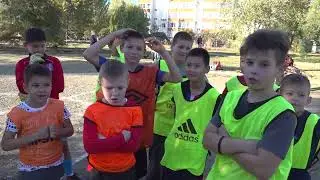 В Знаменске прошел матч дворовых команд. 