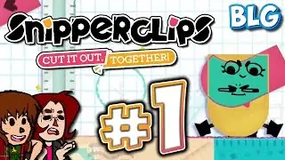 Let's Play Snipperclips (Blind Walkthrough) - Part 1 - We're So Cute!!