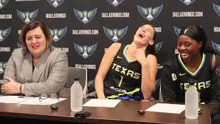 Dallas Wings Post Game Press Conference (08/30/24) #wnba #dallaswings #voltup