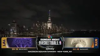 Sunday Night Basketball on NBC intro | LAL@NY | 2/1/2026