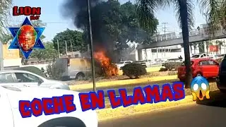 COCHE EN LLAMAS 😱🔥