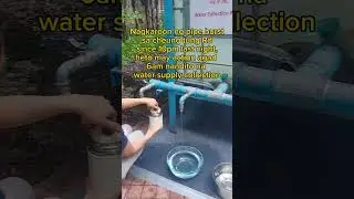 Water is important/ Tungchung area,water disrupted since last night due to pipe burst