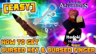 [⛩️UPDATE] HOW TO GET CURSED KEY & CURSED FINGER | ITADORI EVOLUTION MATERIALS In Anime Adventures