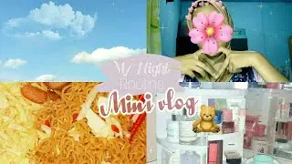 Mini vlog : {Eng sub} night routine,scincare,etc🌸