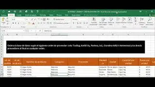 Video #1 Explicación En Vivo, Actividades Prácticas #1 Del Módulo 4, Excel Básico, Vía Zoom Autores