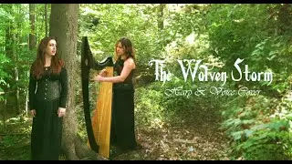 THE WOLVEN STORM | Harp & Voice Cover | The Darkeyed Musician ft. Maevyn Stone