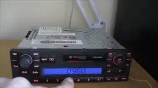 VW Gamma Radio Code Entry
