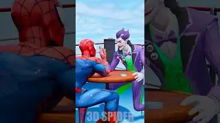 Arm wrestling Challenge: Who Will Win? Comments or Likes? Spiderman or Joker? #gta #spiderman