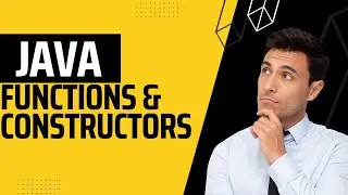 Functions and Constructors in Java