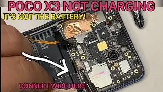 POCO X3 NOT Charging Battery Problem - FREE Repair DIY