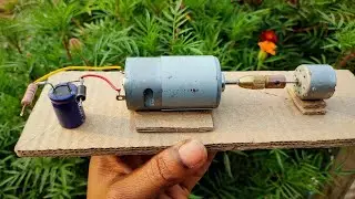 How To Make Mini Generator With DC Motor | Diy Mini Alternator