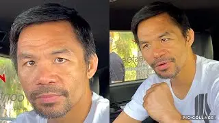 MANNY PACQUIAO SENDS CANELO A MESSAGE 