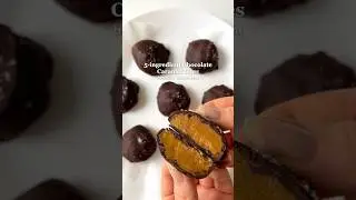 Healthier Dessert Idea: 5-ingredient Chocolate Caramel Bites😍 