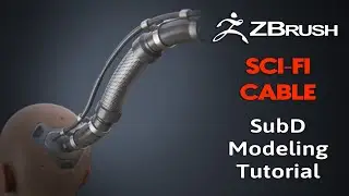 Zbrush Modeling Tutorial | Sci-Fi Cable