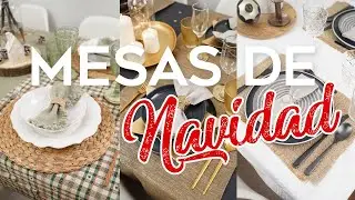 4 Mesas de Navidad 2021| Decoración