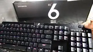 1st Player MK6 Bullet Hunter RGB mechanical keyboard
