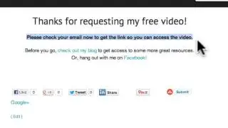 Landing Page Tip 10 - Ways to Set Up Your Thank You Page