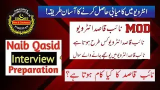 Naib Qasid Interview Questions | DeerMaths