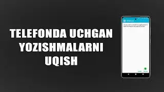 Telefonda uchgan yozishmalarni uqish aniqlash