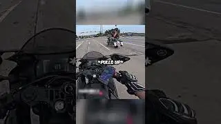 Biker Crashes Out