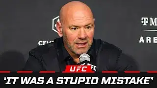 Dana White ADMITS To Fight Fixing Problems..
