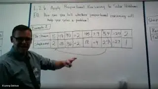 2.6 Math 7 - Apply Proportional Reasoning to Solve Problems
