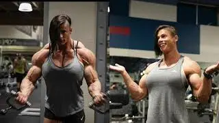 KRISTEN, IFBB PRO, MODEL, WOMAN - BODYBUILDER, GYM WORKOUT,