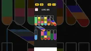Water sort puzzle level 825