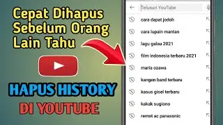 How to Delete Search History on Youtube