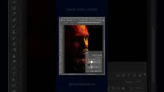 Face Paint Effect In Photoshop #photoshop #photoshopshort